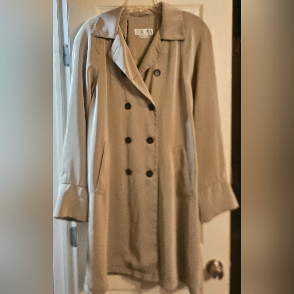 Julia Klein 10 Vintage Swing Trench Coat